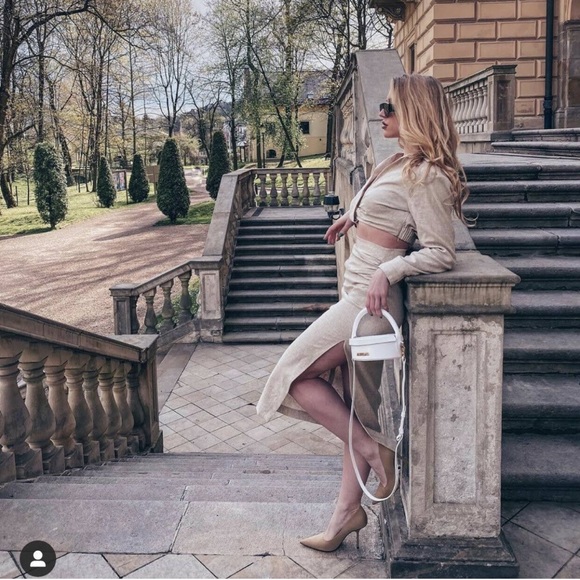 ZARA Linen Crop Top - Picture 5 of 8